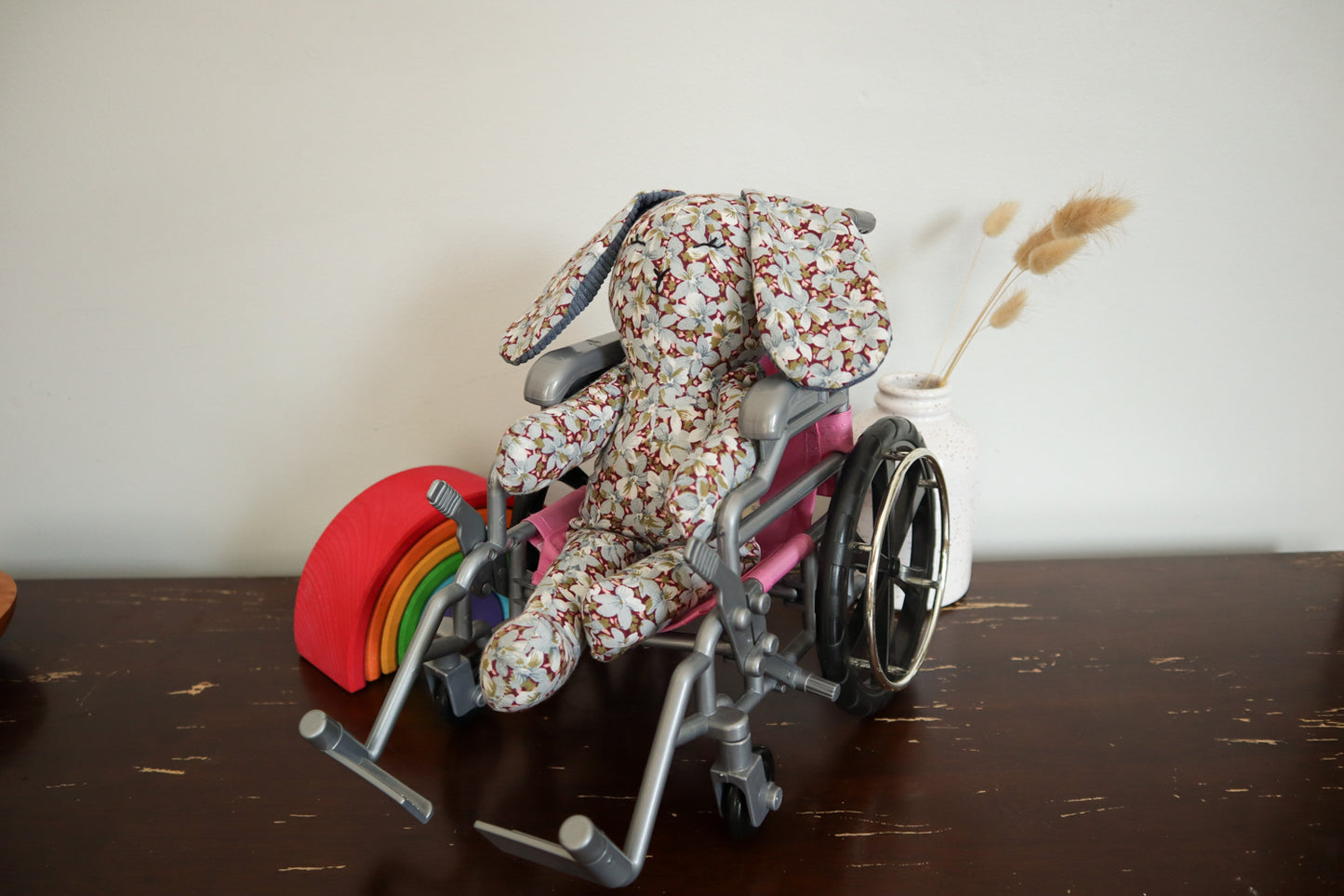 Hopper the Disabled Bunny (Medium Stuffie)