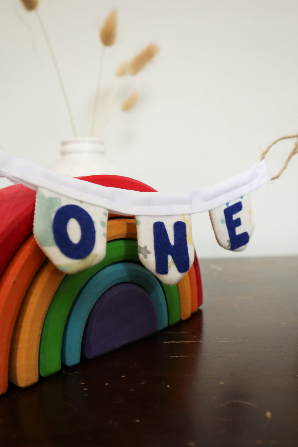 Custom 1st Birthday Cake Topper "ONE"