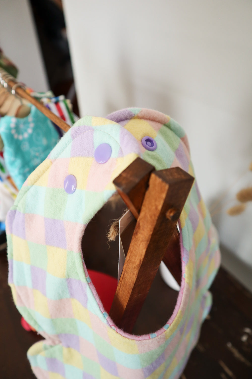 Reversible & Adjustable Flannel Bibs