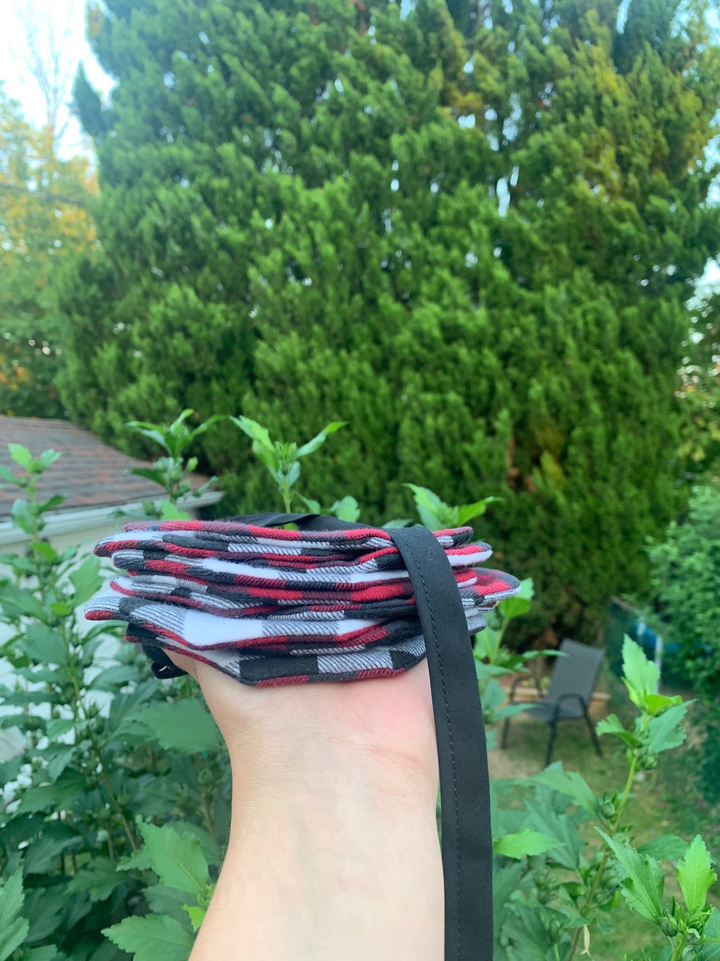 Upcycled Plaid Flannel Banner