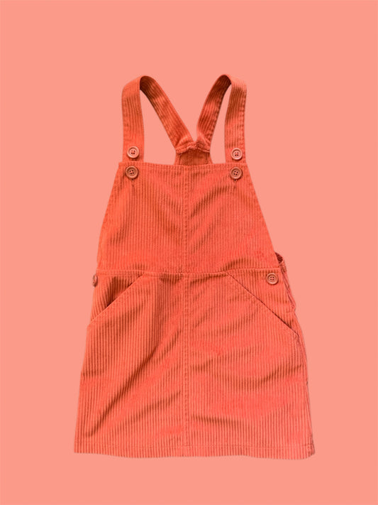 Burnt Orange Corduroy Wonder Nation Dress with Pockets(XS 4-5T)