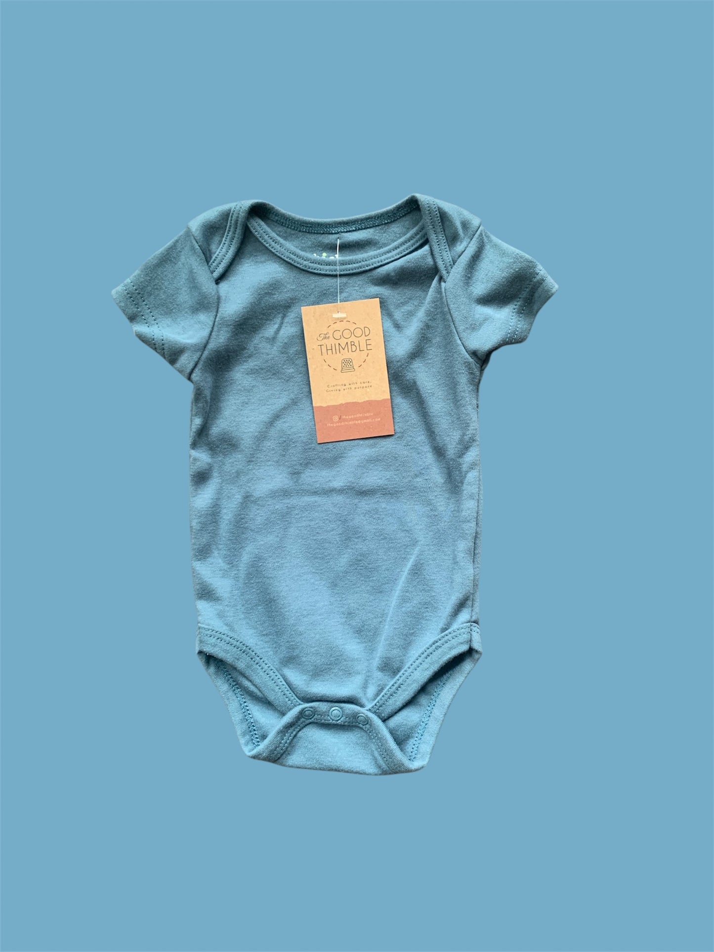 Blue Chick Pea Bodysuit (3-6m)