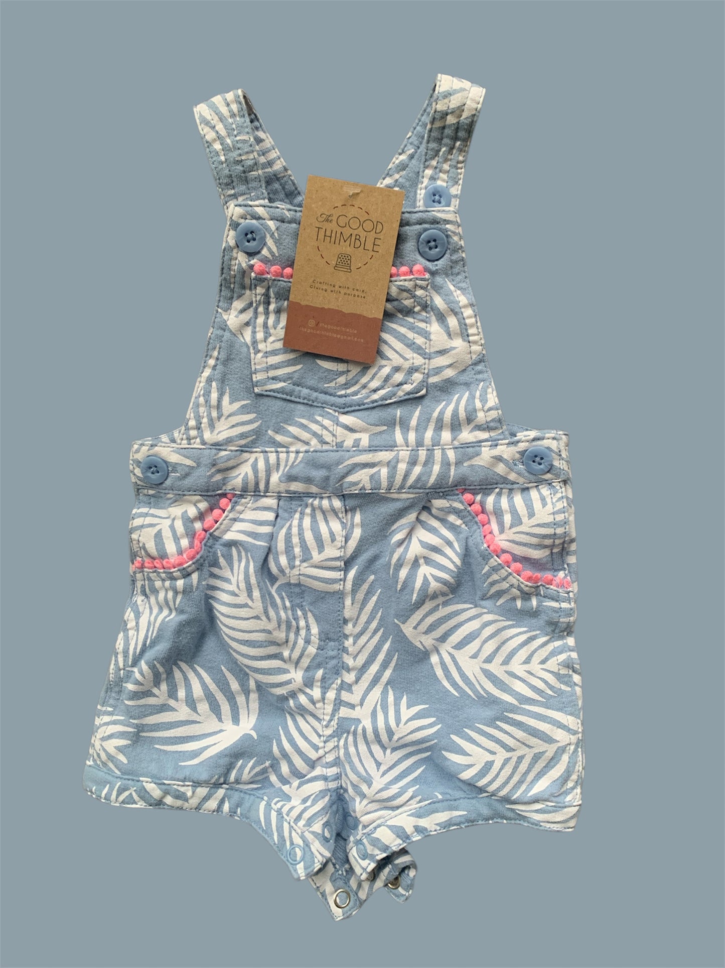Carter's Jumper Shorts Overalls (Size 12M)