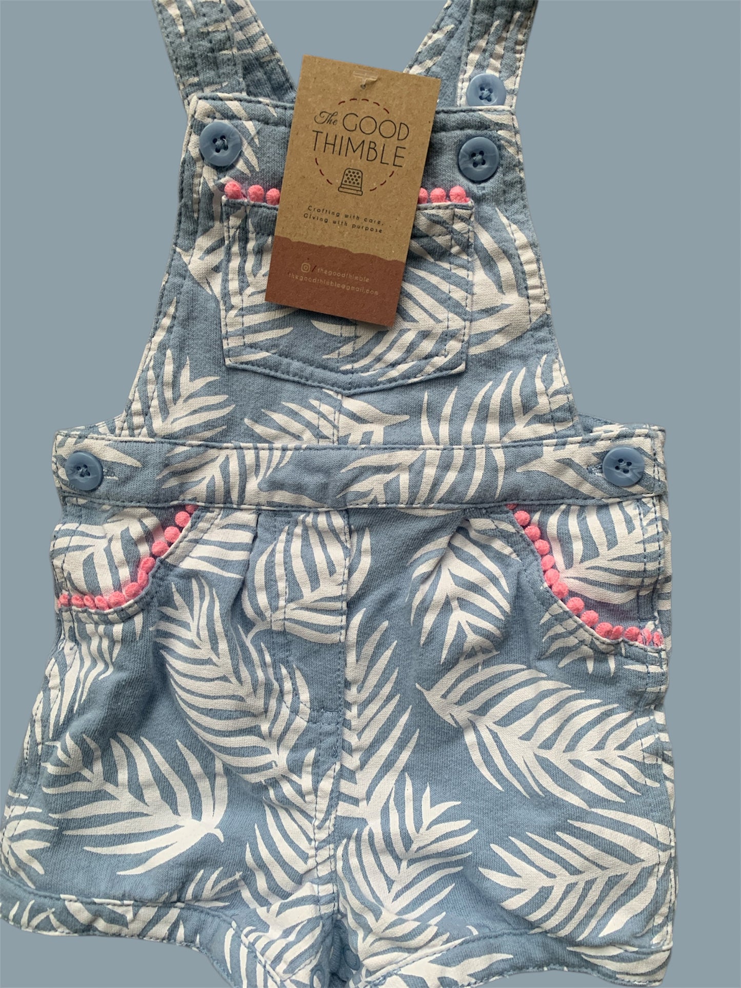 Carter's Jumper Shorts Overalls (Size 12M)