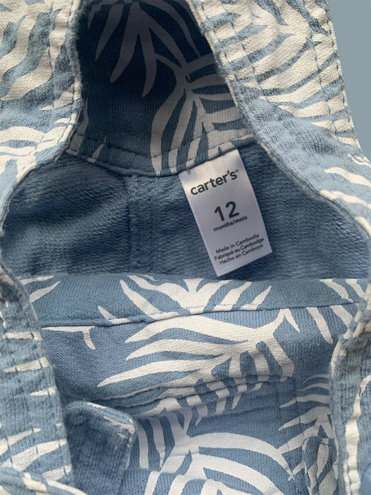Carter's Jumper Shorts Overalls (Size 12M)