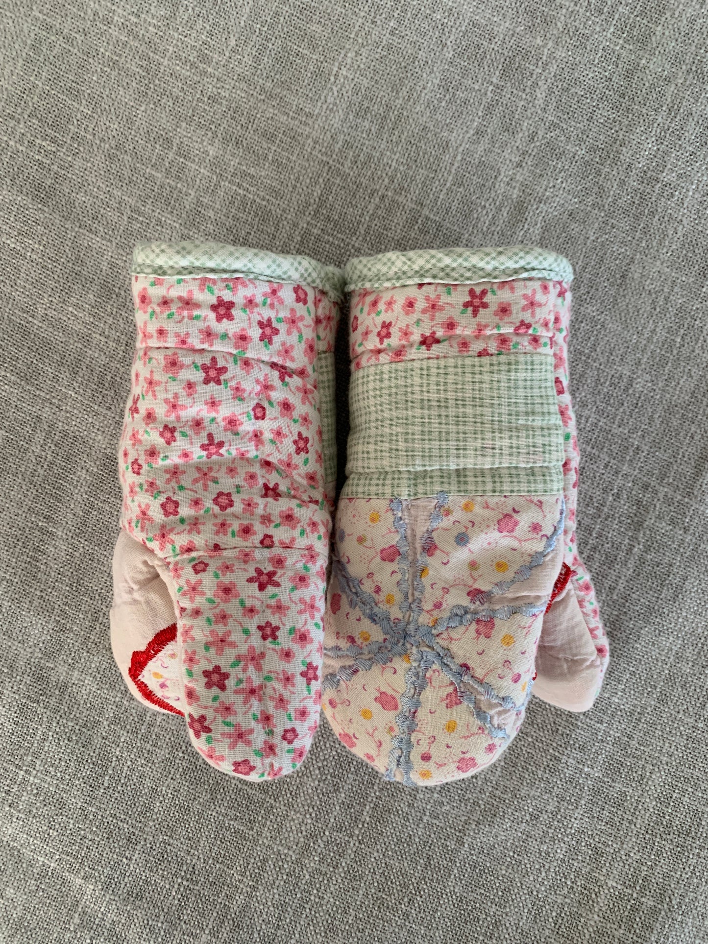 Mini Quilted Mittens (1-2 year old)