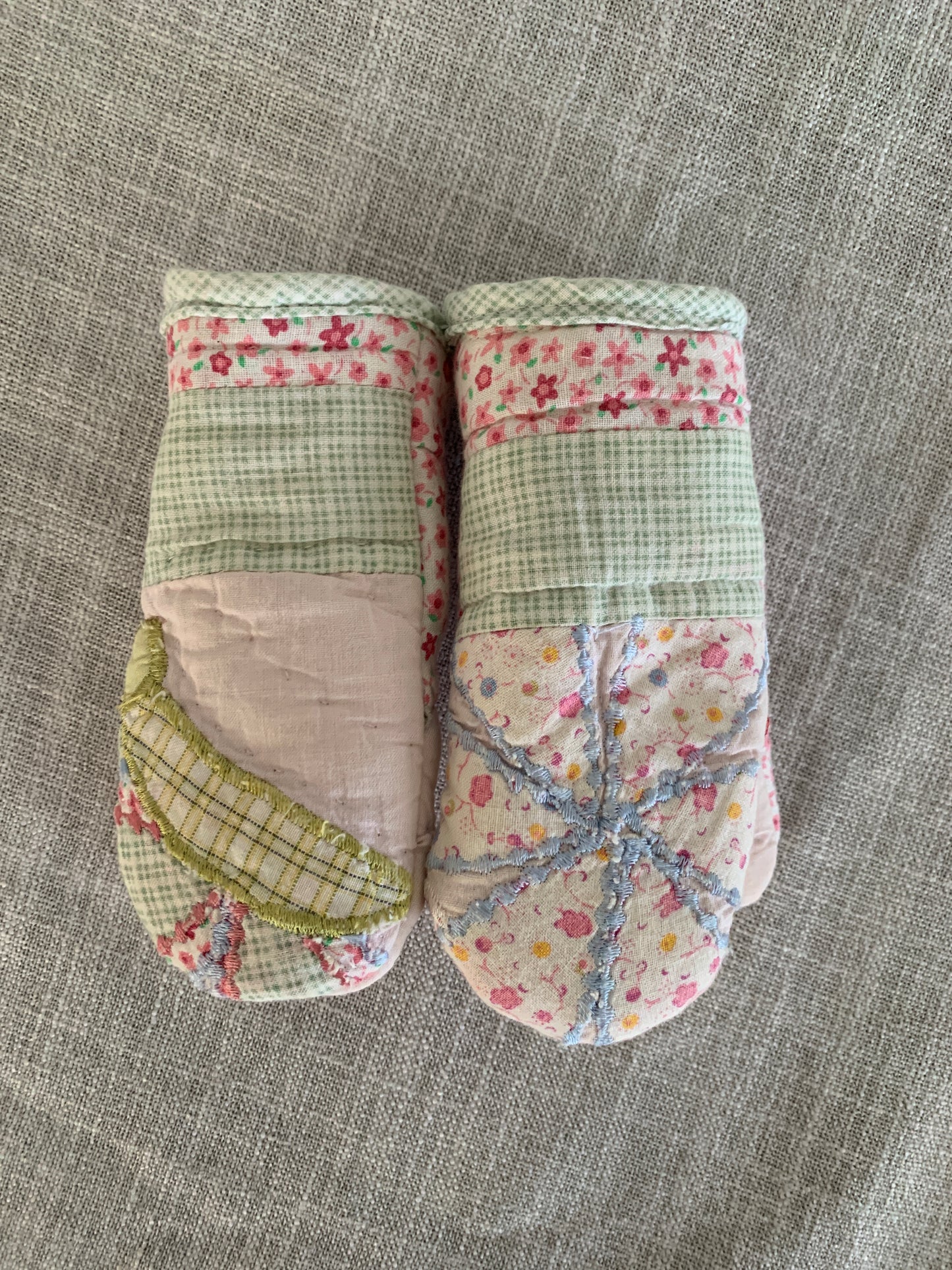 Mini Quilted Mittens (1-2 year old)