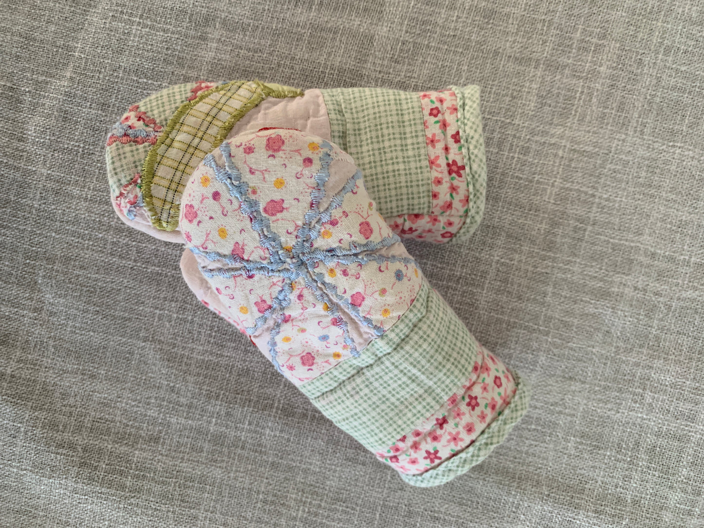 Mini Quilted Mittens (1-2 year old)