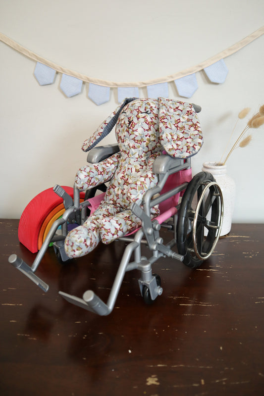 Hopper the Disabled Bunny (Medium Stuffie)