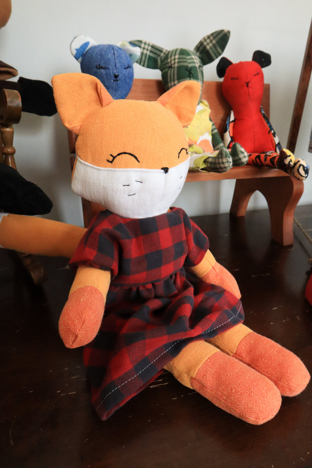 Maple the Fox - Gentle Edition (Light paws, Folded ears and Mask)