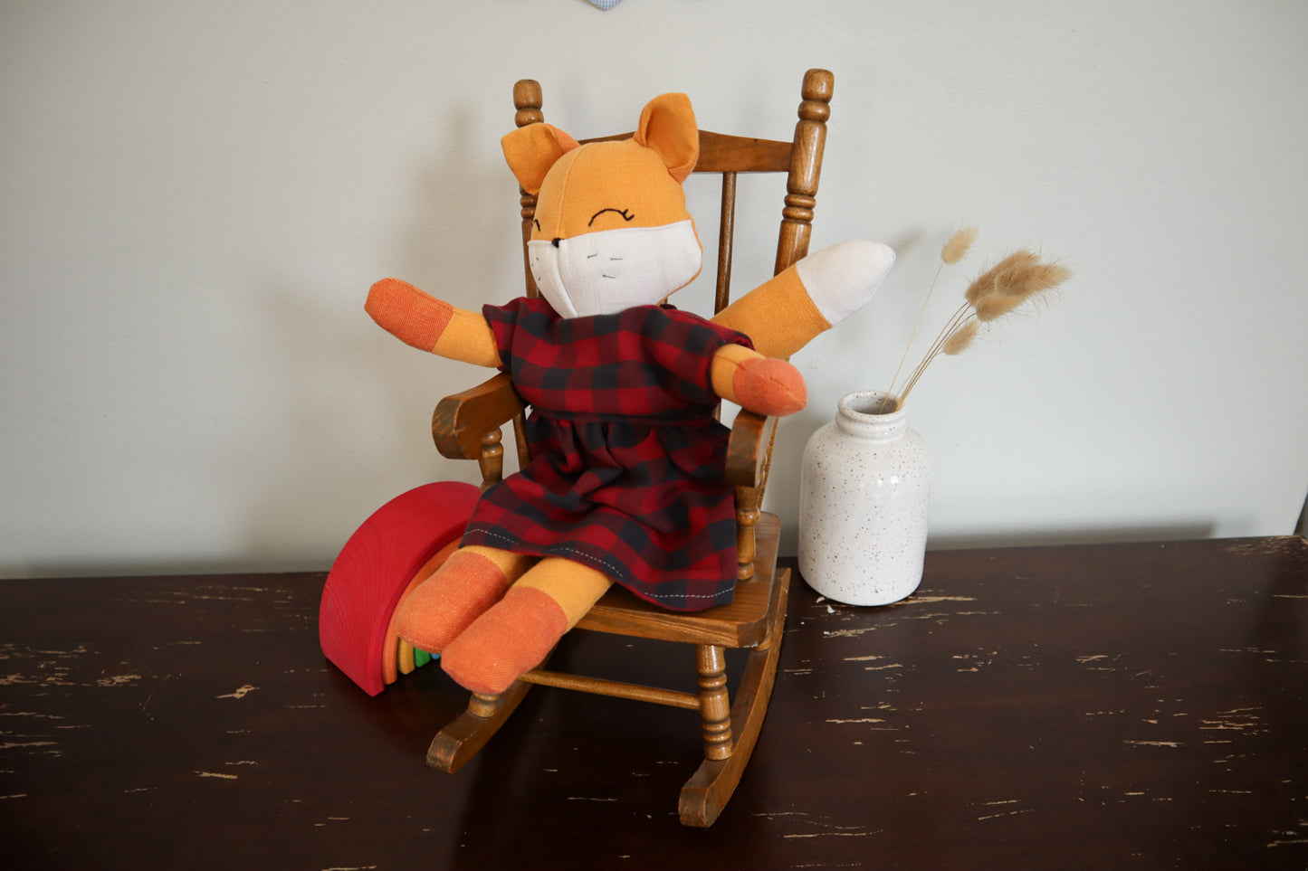 Maple the Fox - Gentle Edition (Light paws, Folded ears and Mask)