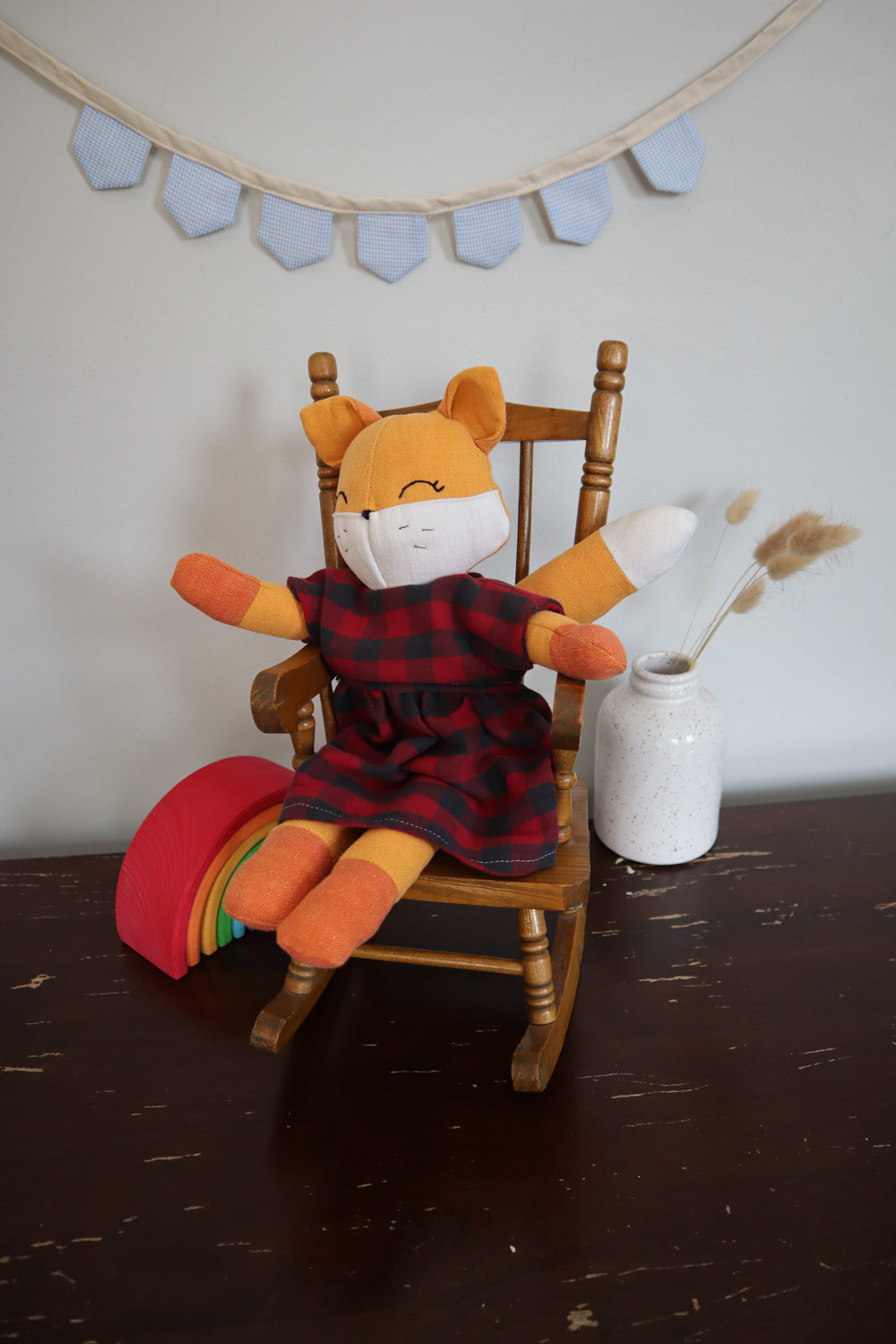 Maple the Fox - Gentle Edition (Light paws, Folded ears and Mask)