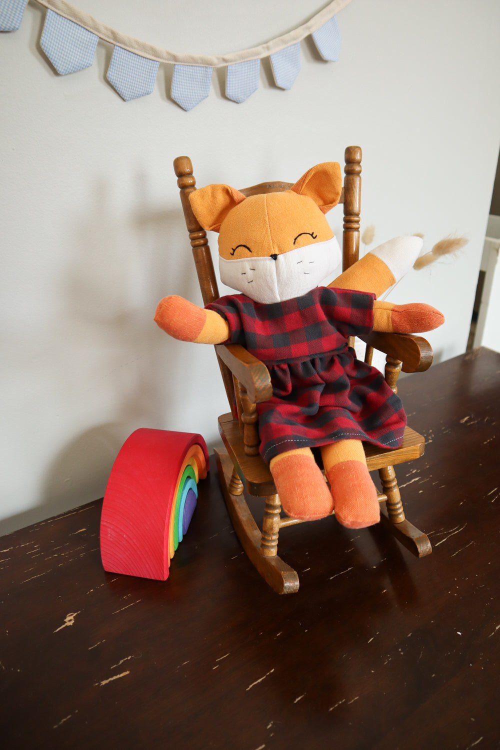 Maple the Fox - Gentle Edition (Light paws, Folded ears and Mask)