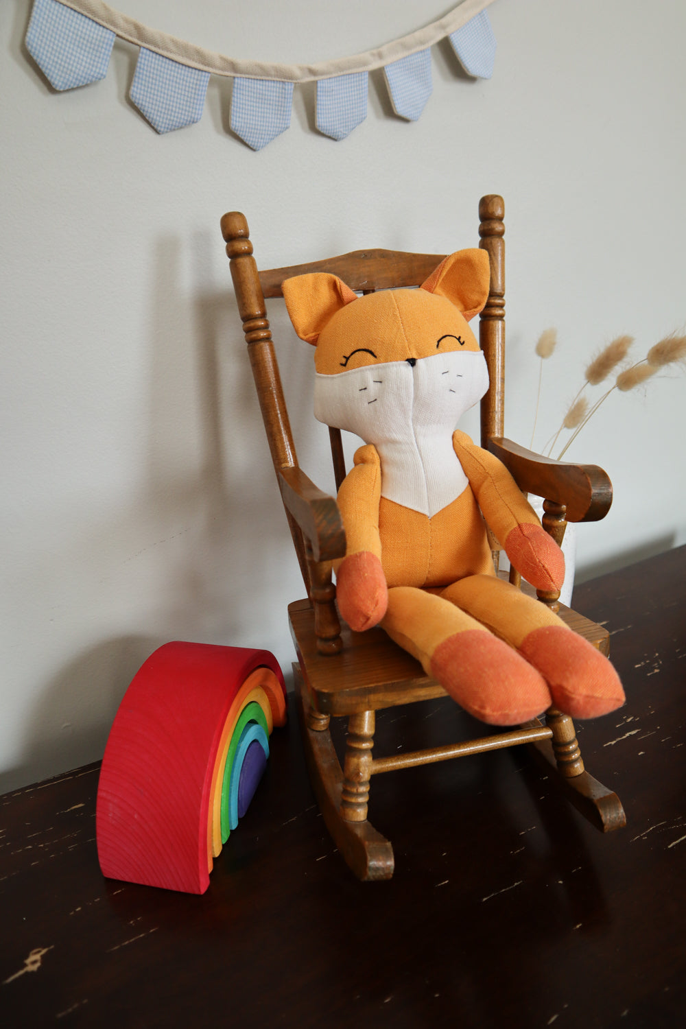 Maple the Fox - Gentle Edition (Light paws, Folded ears and Mask)